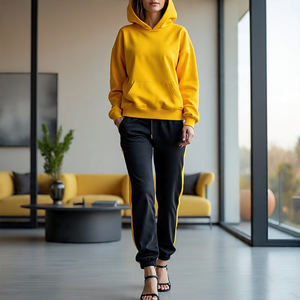 Ropa deportiva de gran tamaño para mujer, chándal para mujer, Sudadera con capucha y pantalones de chándal, conjuntos de chándal para mujer - Product Image 3