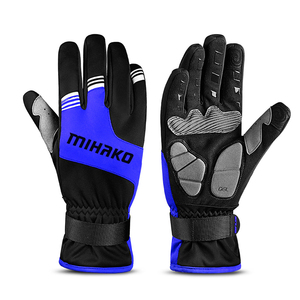 Gants de course de meilleure qualité, main longue avec sangle de fermeture, logo imprimé en tissu, écran tactile absorbant les chocs, compatibles avec le sport - Product Image 6