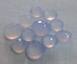 Amazing Blue Calcy Slice Cut Stone Fabrication de pierres précieuses en vrac pour pendentifs Bijoux faits à la main - Product Image 3