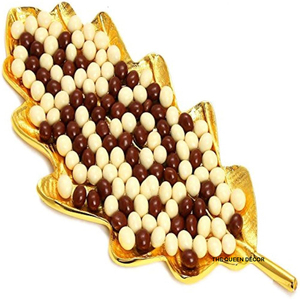 Bol de service à dessert rond en fer sans fer pour la décoration de la maison, design merveilleux, bol à chocolat avec couvercle - Product Image 3