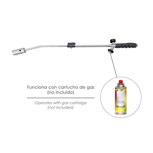 Soplete per Bruciare Erba con Accensione Piezoelettrica e Funzionamento a Cartuccia di Gas - Product Image 4