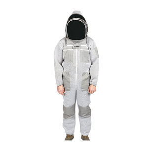 Top Quality Beekeeping <b>Suit</b> Ventilated Fencing Veil <b>Suit</b> <b>Bee</b> Beekeepers Hooded Full Body Coverall Beekeeping Wears - Product Image 3