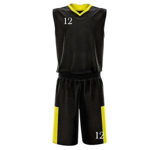 เสื้อบาสเก็ตบอลสำหรับผู้ชายเสื้อบาสเก็ตบอลและกางเกงขาสั้นแห้งเร็วออกแบบได้ตามต้องการ - Product Image 2