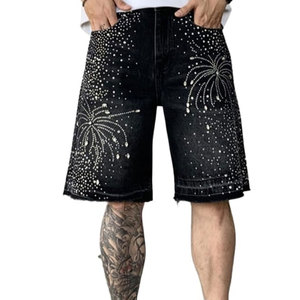 Custom Color <b>Men</b> Rhinestone Shorts For Sale Made In Pakistan New Style Custom Made <b>Men</b> Rhinestone Shorts - Product Image 1