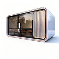 Maison Modulaire Préfabriquée Avancée Apple Cabin House, Structure Modulaire, Résistante au Vent et à l'Eau, Villa de Vacances, Hébergement, Maison Capsule Modulaire