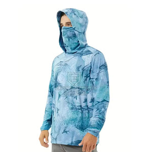 OEM Service Waterproof Breathable <b>Fishing</b> Hunting Hoodie For Men Outdoor Sports Wear With <b>Mask</b> - Product Image 2