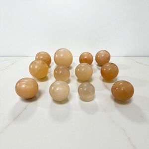Wholesale Eco-Friendly Natural Yellow Calcite <b>Crystal</b> <b>Spheres</b> | Laser UV Printed Healing Energy Stone for Home Decor Meditation - Product Image 2