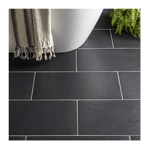 Acheter Design Moderne Pierre Noire Naturelle Taille Aléatoire Tuile d'ardoise Carrelage Mural pour les Applications de l'Hôtel - Product Image 3