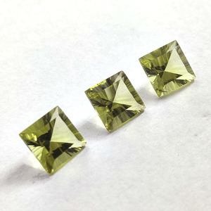 หินพลอยเลมอนควอตซ์ธรรมชาติขนาด10x10มม. หินพลอยโทแพซมะนาวแท้4.57เทอร์ควอตซ์ตัดทรงหลวม - Product Image 4