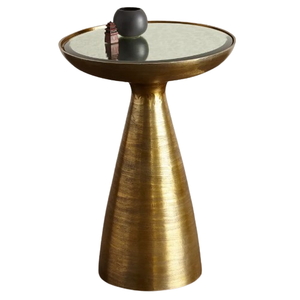 Mesa de centro de Metal hecha a medida, mesa auxiliar más vendida, mesa auxiliar redonda con recubrimiento en polvo, muebles de sala de estar con acento de té - Product Image 5