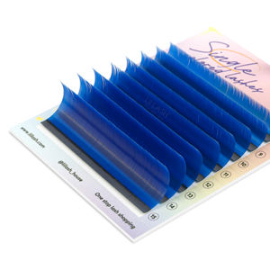 Color <b>lashes</b> faux mink subtle multicolored mega <b>volume</b> <b>lashes</b> wholesale mink custom logo - Product Image 1