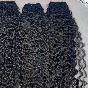 100% naturel aligné cuticules indien Remy cheveux trame unique italien Curl Style avec vague naturelle serré cheveux bouclés - Product Image 3