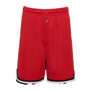 Short de basket-ball OEM Logo brodé en maille Design Short de sport de gym de rue noir - Product Image 2