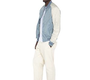 Chaqueta de Béisbol Varsity 100% Poliéster, Cómoda, Transpirable, Tallas Grandes, Chaqueta Satinada para Hombre, Venta al Por Mayor - Product Image 5