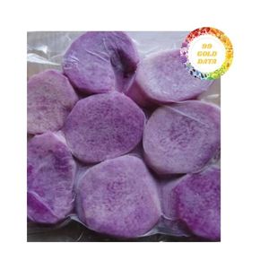 Ñame púrpura congelado de primera calidad con color natural brillante y textura suave Ideal para hornear cocinar o hacer bebidas deliciosas - Product Image 1