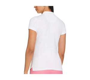 Polo informal con logotipo personalizado para mujer, Camiseta lisa de alta calidad, venta al por mayor - Product Image 2