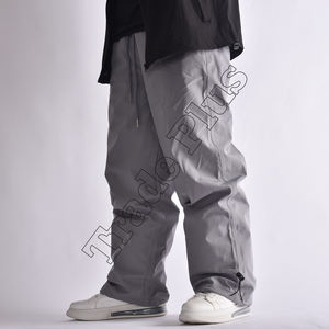 RTS Unisex Impermeable Baggy Cargo Snowboard Pantalones de gran tamaño con pierna ancha suelta Cierre de cremallera a prueba de viento OEM Pantalones de esquí para hombres - Product Image 3