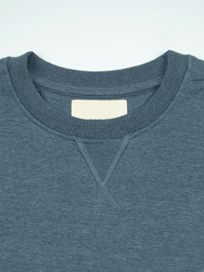 เสื้อสเวตเตอร์แขนยาวคอลูกเรือไหล่ตกมาใหม่สำหรับผู้ชายเสื้อฮู้ดปักโลโก้ผ้าฝ้าย100% ออกแบบได้เอง2025 - Product Image 2