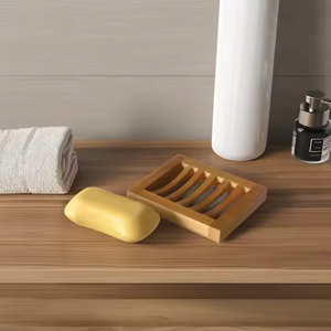 Jabonera de madera de bambú de alta calidad Youlike, juego de baño ecológico, accesorio, jabonera de Crescent Crafts - Product Image 4