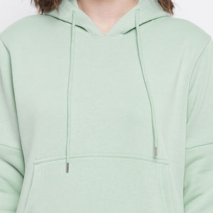 Survêtement décontracté pour femmes Pull-over en molleton de coton blanc OEM Logo personnalisé Vêtements d'entraînement pour femmes Survêtement Pantalon Ensembles Survêtement - Product Image 2