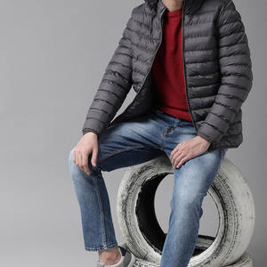 Vestes d'hiver matelassées longues décontractées de haute qualité les plus vendues pour hommes Fermeture éclair Facile à porter Toutes les tailles Couleurs Faible MOQ Logo personnalisé - Product Image 2