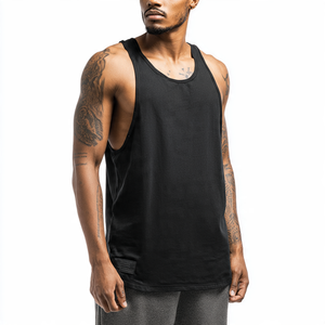 Séchage rapide léger Singlet haut hommes 100% Polyester entraînement gilet haut hommes Muscle Fit Bodybuilder débardeur hommes - Product Image 3