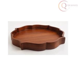 Plateau de service jetable en bois naturel pour collations et boissons, commande en gros de 100 pièces avec couleurs personnalisées et style classique - Product Image 6