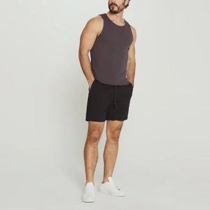 Wholesale Custom White Seamless Fitness Tank <b>Tops</b> Men's Cotton Gym Vest Breathable Cotton Undershirt <b>String</b> Casual Knitted - Product Image 6