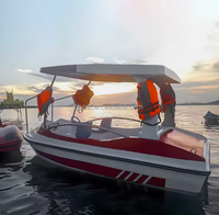 Équipement de parc aquatique chinois : Bateau à pédales électrique 4 places pour jeux nautiques en mer, à vendre