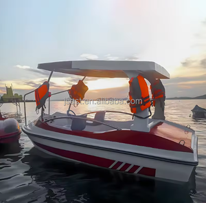 Chine <span class=keywords><strong>Grand</strong></span> équipement de <span class=keywords><strong>parc</strong></span> d'attractions aquatique Petit bateau Jeux 4 places Pédalo offshore électrique à vendre - Product Image 4