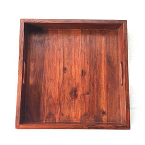 Plateau de service en bois de manguier fabriqué à la main pour restaurant hôtel cuisine salle à manger et restauration plateau en bois de qualité supérieure exportateur - Product Image 2