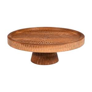 Soporte de exhibición de pastel de madera redondo de fabricante confiable perfecto para exhibir magdalenas y pasteles caseros diariamente - Product Image 2