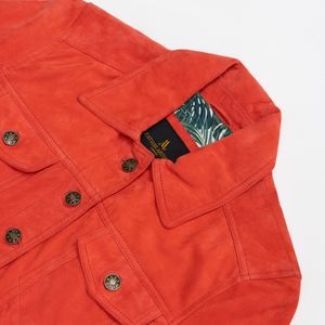 Veste de camionneur d'hiver pour homme en cuir de vache véritable, col montant, fermeture éclair, laiton de qualité supérieure, style urbain, couleurs personnalisables, devant - Product Image 4