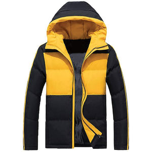 Chaquetas acolchadas para hombre, diseño personalizado OEM, ropa de calle informal cálida, Abrigo acolchado con capucha a la moda, ropa de abrigo de invierno, chaqueta acolchada para hombre - Product Image 3