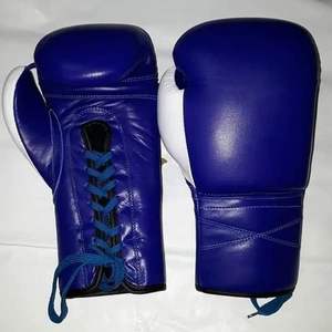 Gants de boxe en cuir pu personnalisés, gants d'entraînement professionnels en cuir véritable naturel, fabriqués au pakistan - Product Image 1