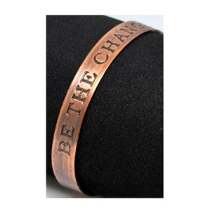 January Italy Famous Jewelry Handmade <b>Bangles</b> Online Cooper Hammered Bracelet for Women bamboo brass jewelry - Product Image 6