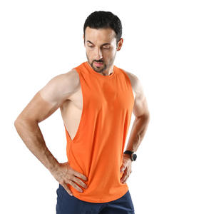 Débardeurs de fitness décontractés 100% coton pour hommes entraînement de gymnastique à séchage rapide et course d'été respirant avec disponibilité en vrac - Product Image 1