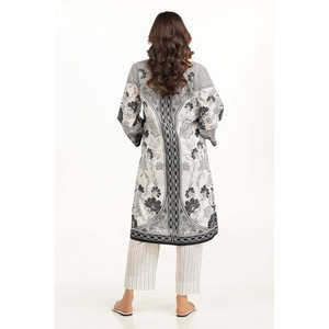 Conjunto de 2 Piezas para Mujer, Casual, Blanco, de Algodón, con Rayas Verticales Estampadas, Talla XS/XXS, para Primavera/Verano - Product Image 5