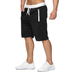 Pantalones Cortos Deportivos Casuales de Lona con Bolsillo Delantero, 100% Algodón, de Secado Rápido, con Logotipo Personalizado, para Correr, Hacer Ejercicio, con Cordón Ajustable para Hombre - Product Image 5
