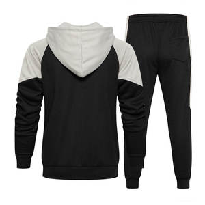 Trajes de chándal personalizables de alta calidad para hombre, cierre de cremallera, opciones de talla grande, última moda deportiva, gimnasio de invierno, precio bajo a granel - Product Image 3