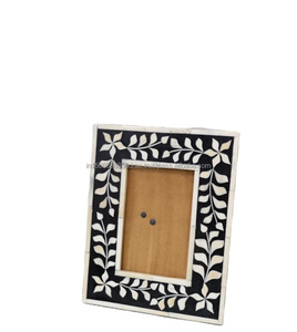 Marco de Fotos de Madera con Diseño Floral, Estilo Moderno, Incrustaciones de Hueso MDF, Decoración Ecológica para Pared, Ideal para Aniversarios - Product Image 5