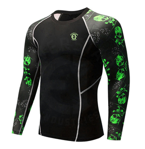 Ensembles MMA les mieux notés de haute performance pour hommes Rush Guard du fabricant pakistanais - Product Image 3