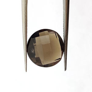 3 piezas de cuarzo ahumado Natural 12mm corte redondo Briolette 14,95 Cts Iroc ventas alta calidad Topacio ahumado piedra preciosa US $9,44 para todos - Product Image 1