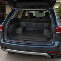 Tapis de protection de benne de camionnette noir sur mesure, robuste et antidérapant, pour la protection de la boîte arrière du véhicule