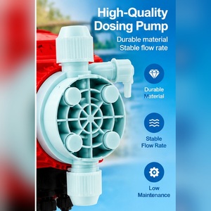 Système de contrôle numérique de la qualité de l'eau de piscine, pompe doseuse automatique avec contrôleur, doseur chimique pH Redox pour piscine - Product Image 2