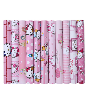 Papel pintado de <span class=keywords><strong>anime</strong></span> de vinilo PVC autoadhesivo fácil de instalar estilo moderno personalizado rosa brillante para la decoración del hogar del dormitorio de los niños - Product Image 3