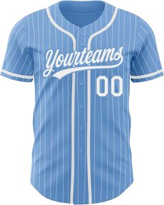 Maillot de baseball personnalisé chemise à boutons par sublimation matériel sergé nom de l'équipe numéro broderie jeunesse adulte uniforme à séchage rapide - Product Image 2