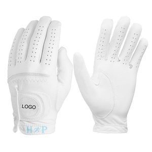 Gants de golf en cuir de cabretta de qualité supérieure avec une sensation naturelle et douce, performance professionnelle de tour, porté sur la main, gants en cuir pleine fleur - Product Image 5