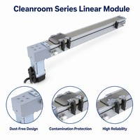 Module linéaire à entraînement par courroie CTB5 OEM, actionneur électrique, moteur pas à pas, rail haute rigidité sans poussière pour machine CNC 1.5