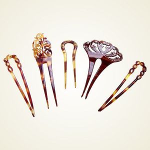 Elegant Modern Love Buffalo Horn Hair Pin Fork <b>Barrettes</b> & <b>Clips</b> Stick Eco-Friendly Handmade - Product Image 4